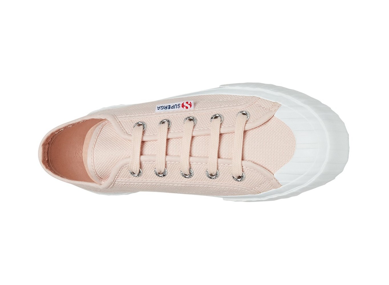 Superga Espadrille Womens - 2630 Stripe - Pink - SVXJN5782